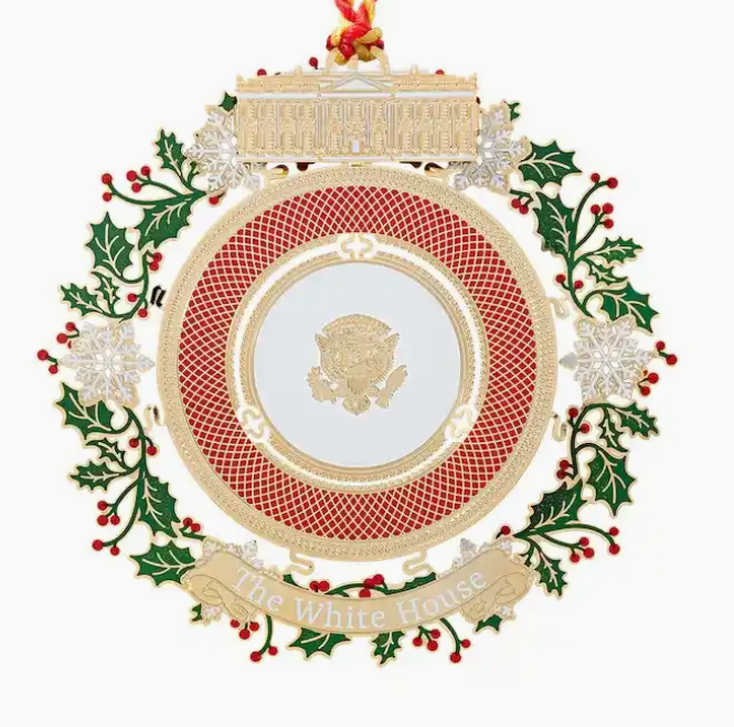 2025 white house ornament front