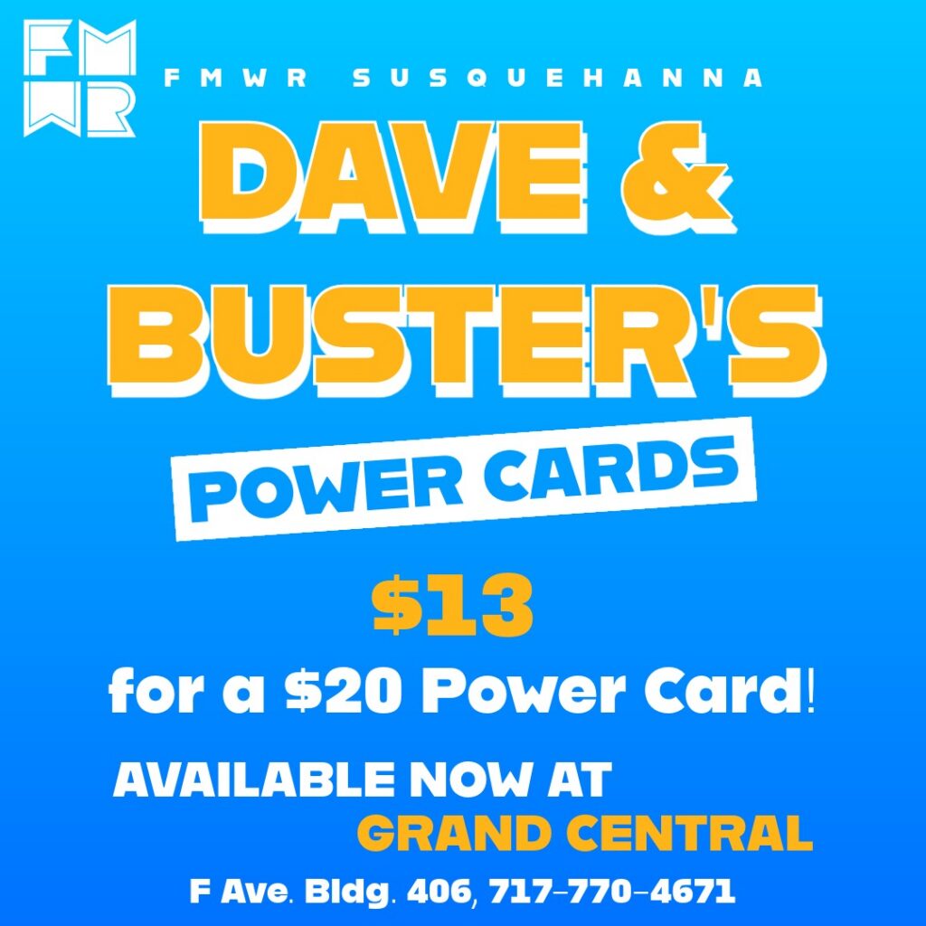 Dave & Buster's Power Cards